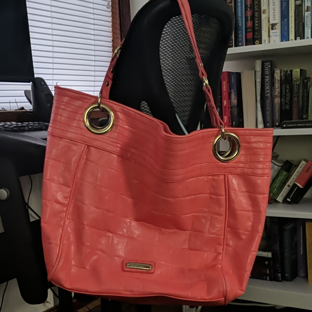 Steve Madden coral large tote